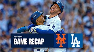 Dodgers EXPLODE for 9 runs SHUTOUT Mets in NLCS Game 1  Game Recap [upl. by Lundeen112]