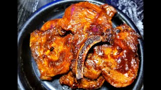 OVEN BAKED BARBEQUE PORK CHOPS [upl. by Gadmann]