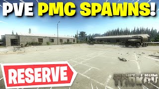 Escape From Tarkov PVE  All PMC Spawn Locations On Reserve [upl. by Wendell]