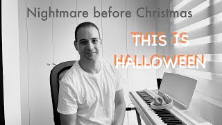 Nightmare Before Christmas Piano solo “This is Halloween” 🎃 Tiny Desk concert [upl. by Paulo]