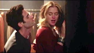 You Netflix  Joe amp Becks Passionate Kissing Scene 💋  Penn Badgley amp Elizabeth Lail [upl. by Atinehs]