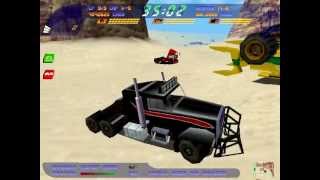 Carmageddon 2 gameplay  Seaview dunes [upl. by Januisz]