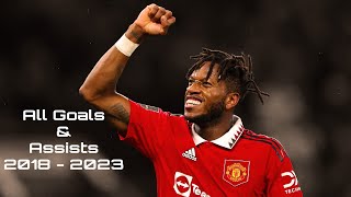 Fred  All Goals and Assists for Manchester United  2018  2023 [upl. by Maddox]