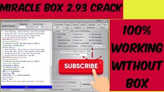 miracle box 293 crack 100 working [upl. by Lamhaj]