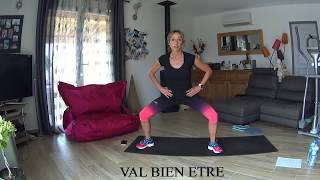 Renforcement musculaire 2 Cours complet abdos fessiers cuisses haut du corps [upl. by Arianna]