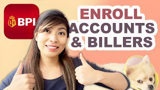 HOW TO Enroll Accounts amp Billers in the BPI Online App [upl. by Kayle]