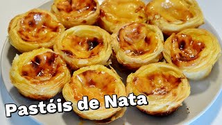 PASTEIS DE NATA  RECEITA TRADICIONAL DE PORTUGAL [upl. by Sillyhp]