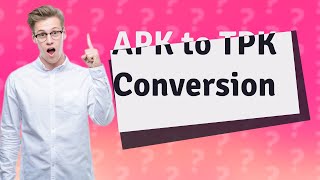 Can I convert APK to TPK [upl. by Nalyak]