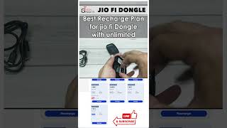 Jio fi router  Best Recharge Plan  Unlimited data shorts trending jio jiofi [upl. by Menard801]