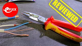 Knipex electrical installation pliers  6 5 or 4 useful electricians tools in one [upl. by Coopersmith]