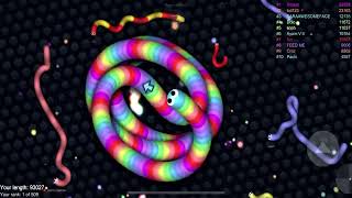 Slitherio AI 100545 Score  AI Slitherio Gameplay 209 [upl. by Farver]