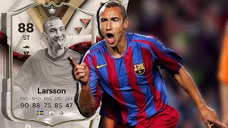 88 ULTIMATE DYNASTIES ICON LARSSON Player Review fc 24 [upl. by Mariand]