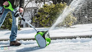 Top 5 BEST Electric Snow Shovels That WONT Kill Your Arms in 2024 [upl. by Ahselef181]