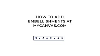 Add Embellishments to your Family History Project  MyCanvas [upl. by Notlil]