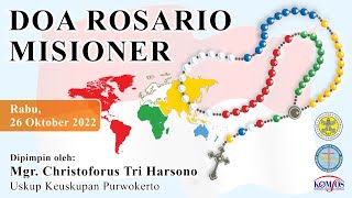 Rosario Misioner bersama Uskup Purwokerto Mgr Christophorus Tri Harsono26 Oktober 2022 [upl. by Damali331]