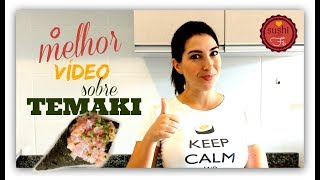 TEMAKI em CASA  Como Fazer Sushi  Com a Fê [upl. by Hermina]