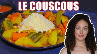 Couscous en sauce rouge aux légumes [upl. by Lrad183]