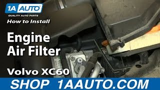 How To Replace Engine Air Filter 0917 Volvo XC60 [upl. by Rennerb]