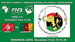 FINAL 34 TUNISIA VS CAMEROON [upl. by Dearman189]