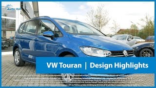 VW Touran Carribean Blue Metallic  Design Highlights 4k UHD [upl. by Treat]