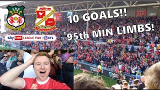 WREXHAM A  CRAZIEST SCENES EVER [upl. by Annaeiluj]