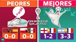 5 PEORES y MEJORES PARTIDOS de QATAR 2022 [upl. by Aliakam776]