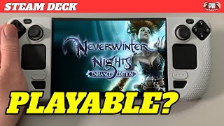 Neverwinter Nights Enhanced Edition on the Steam Deck  Playable [upl. by Arleyne]