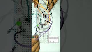 GATE IC 7486  IC 7486  BREAD BOARD  IC 78O5 1million viralvideo diy 100k shorts project [upl. by Katerina]