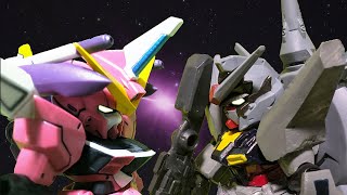 【コマ撮り】1 ジャスティスvsプロヴィデンス 最終決戦 Gundam stop Motion [upl. by Aerdnat]