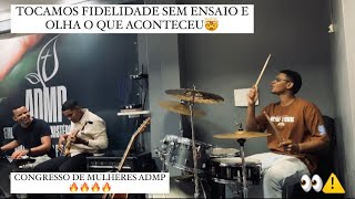 FIDELIDADE  DRUM CAM  RHUAN CARVALHO 🔥🤯😵‍💫drumcover drums gospel [upl. by Ranice]