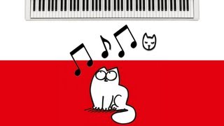 Simons Cat Piano Theme [upl. by Hairom]