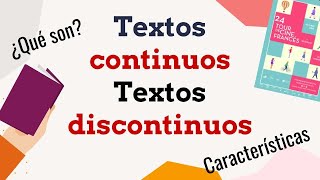 ¿Qué son los textos continuos y discontinuos con ejemplos│ Español para Secundaria Primer año [upl. by Sankaran]