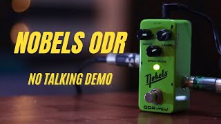 Nobels ODR mini DEMO no talking nobelsodr guitarpedals guitar [upl. by Znieh]