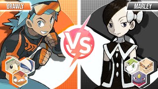 Brawly vs Marley  Pokemon Battle Exhibition Match [upl. by Roselle472]