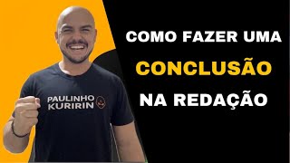 Como fazer uma conclusão [upl. by Yesiad]