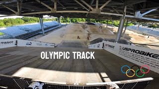 The 2024 Olympic BMX Track POV [upl. by Aneleairam605]