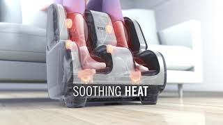 HoMedics® Therapist Select 20 Foot amp Calf Massager with Soothing Heat [upl. by Pena]