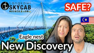 🇲🇾 NEW DISCOVERY Eagle NEST  Sky Bridge Langkawi NEW LOOK of SKY CAB RIDE [upl. by Jacinda674]