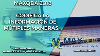 MaxQDA 2018  Codificación con colores y emoticodigos [upl. by Elaine]