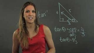 How to Solve a Tangent Ratio  Lessons in Math [upl. by Sublett]