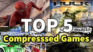 Top 5 Highly Compressed PC Games Under 500MB [upl. by Oreves23]