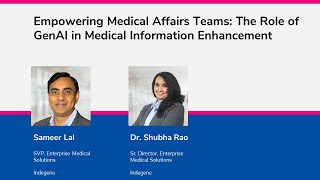 Empowering Medical Affairs Teams The Role of GenAI in Medical Information Enhancement [upl. by Meean]