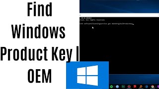 How to get your windows 10 product or oem license key [upl. by Trilbie526]