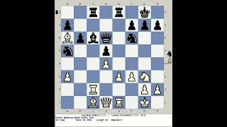 Kecskes Gabor vs Landa Konstantin  Sochi Chess U18 1992 Russia [upl. by Gael]