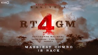 RT4GM Motion poster  Ravi Teja  Gopichand Malineni  Thaman S  MassiestComboisBack [upl. by Eno894]