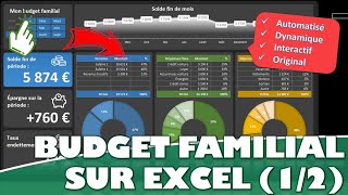 Comment gérer ses comptes sur Excel avec le « Suivi du budget familial » [upl. by Nylinnej704]