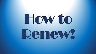 NALCAP Guide 12  How to Renew for a 2nd Year [upl. by Venditti]