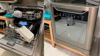 Lava louças Electrolux 8 serviços inox LE08S é boa Vale mesmo a pena comprála [upl. by Oetam]