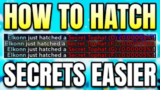 Tips For Hatching Secrets Pets Easier amp Faster in Pet Catchers Roblox [upl. by Aerua]