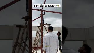 Easy amp Fast Structure✌️civil steel structure homedecor construction interiordesign interior [upl. by Sevik]